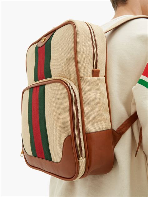 vintage canvas gucci|Gucci vintage canvas backpack.